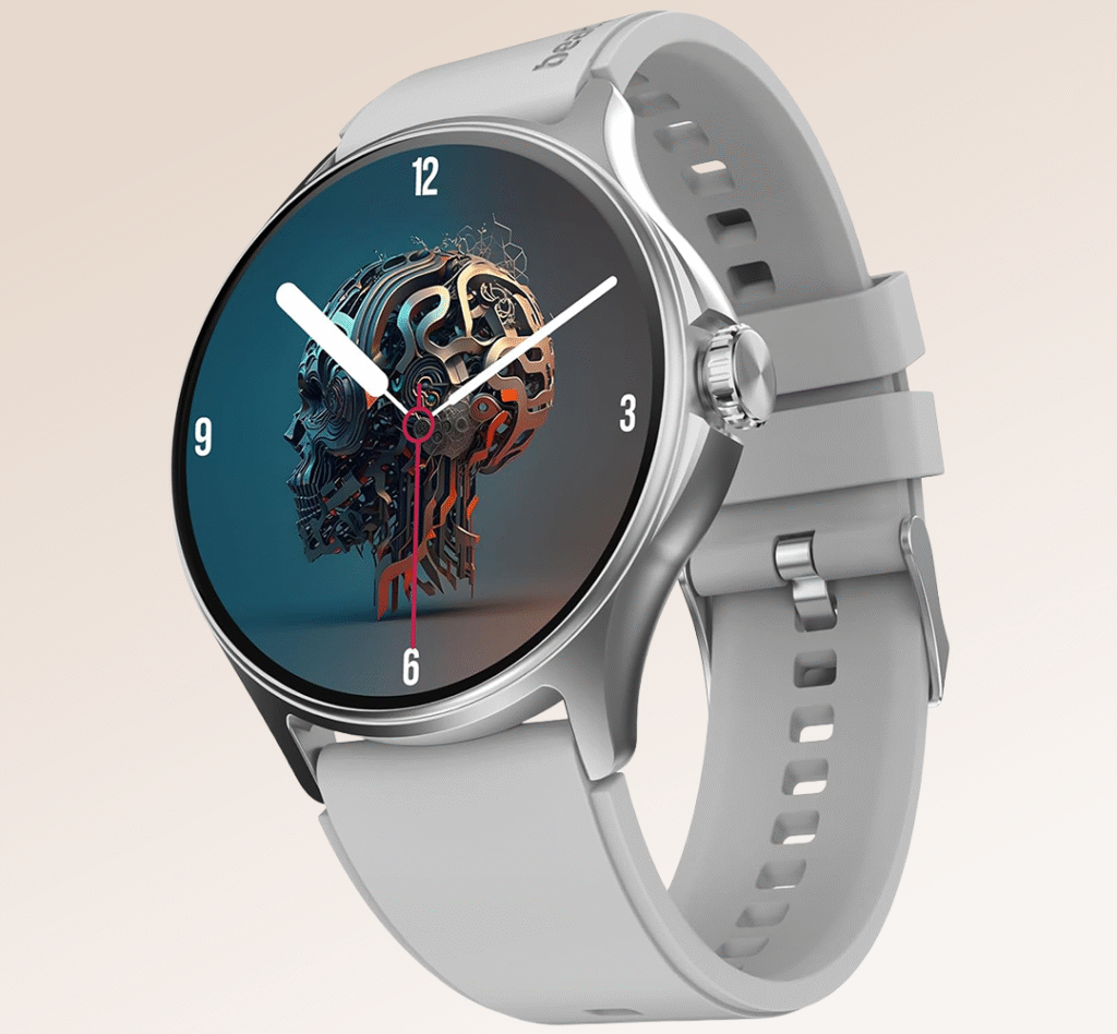 BeatXP Sigma 1.38 HD Display Bluetooth Calling Health Tracking AI Voice Assitant Smartwatch